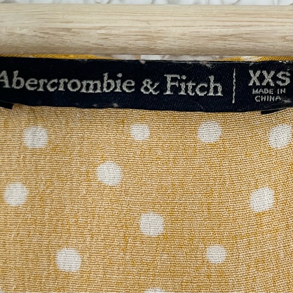 Abercrombie & Fitch Polka Dot Surplice Tie Back Blouse - Picture 8 of 8